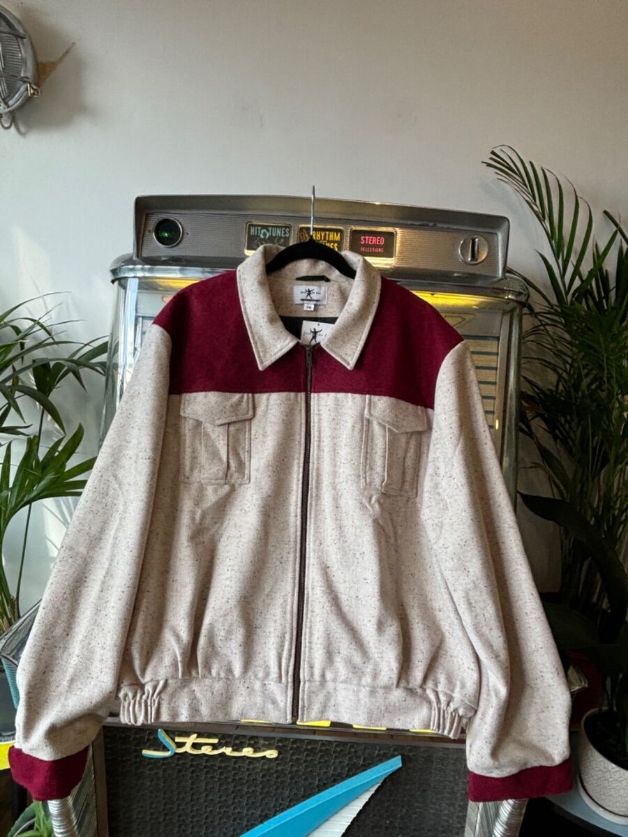 1950's Gab Jacket. Classic Rockabilly Blouson Style Atomic 1950's Gab Jacket. Classic Rockabilly Blouson Style Atomic