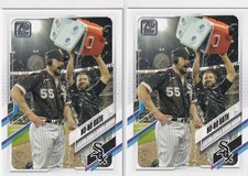 LOT (2) 2021 TOPPS UPDATE CARLOS RONDON CHICAGO WHITE SOX NO-NO BATH S5120