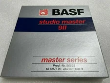 1x NEW BASF Studio Master SM911 Audio Mastering Tape 18cm/7" 360m/1180 ft 96838
