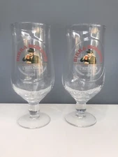 Birra Moretti Pint Glasses x 2   Brand New 100% Genuine   Latest Design