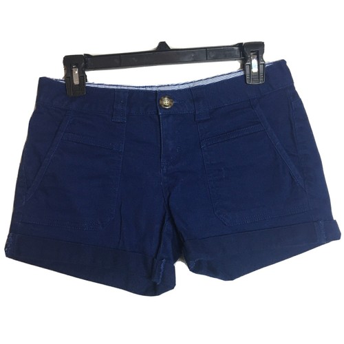 Pantalones cortos chinos Red Junior 3 azul marino con puños, bolsillos abotonados eBay