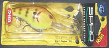 NIP SPRO GAMAKATSU FAT PAPA 70 DEEP DIVER LURE   HONEY CRAW  BASS  TROUT SALMON