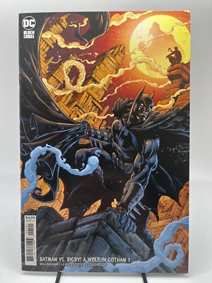 Batman vs Bigby! A Wolf In Gotham #1 Cover-B Card Stock Variant DC Comics  