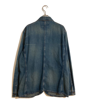RRL RALPH LAUREN ENGINEER COAT MEN COLOR INDIGO MATERIAL COTTON