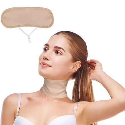 2 PCS REUSABLE THYROID Castor oil neck wrap for thyroid. BALANCE & SUPPORT