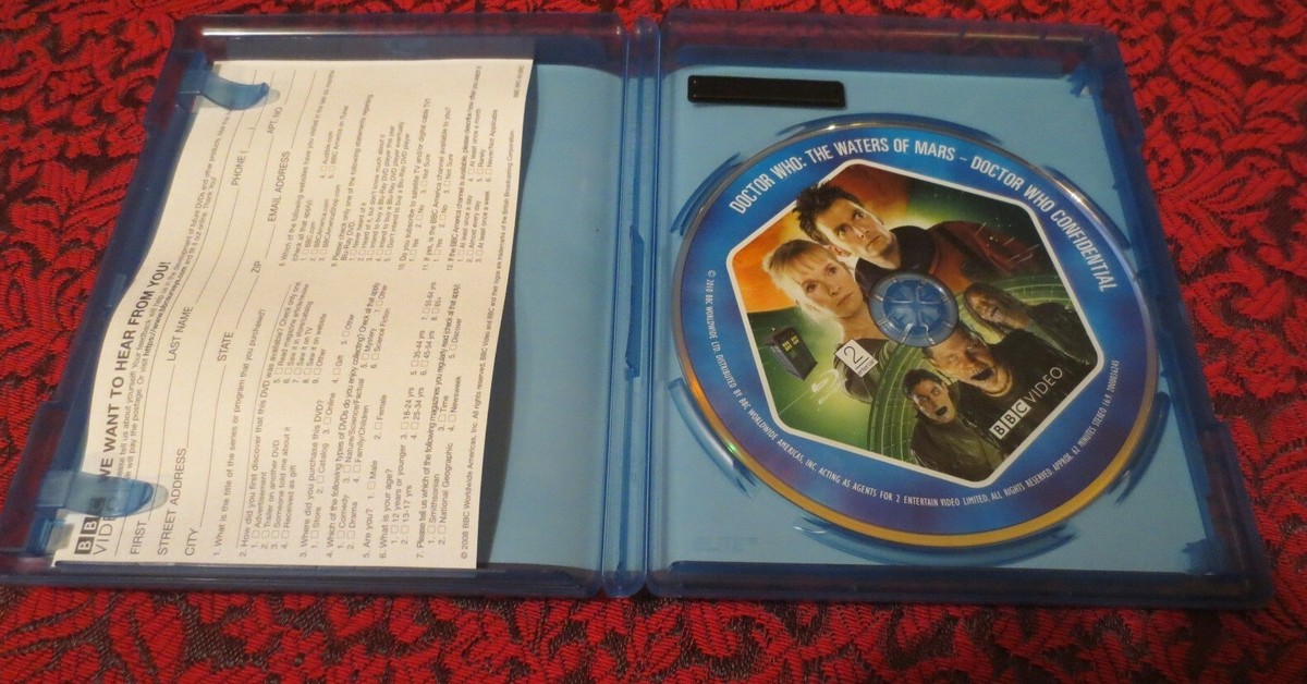 Doctor Who: The Waters of Mars (Blu-ray, 2009) 883929098293