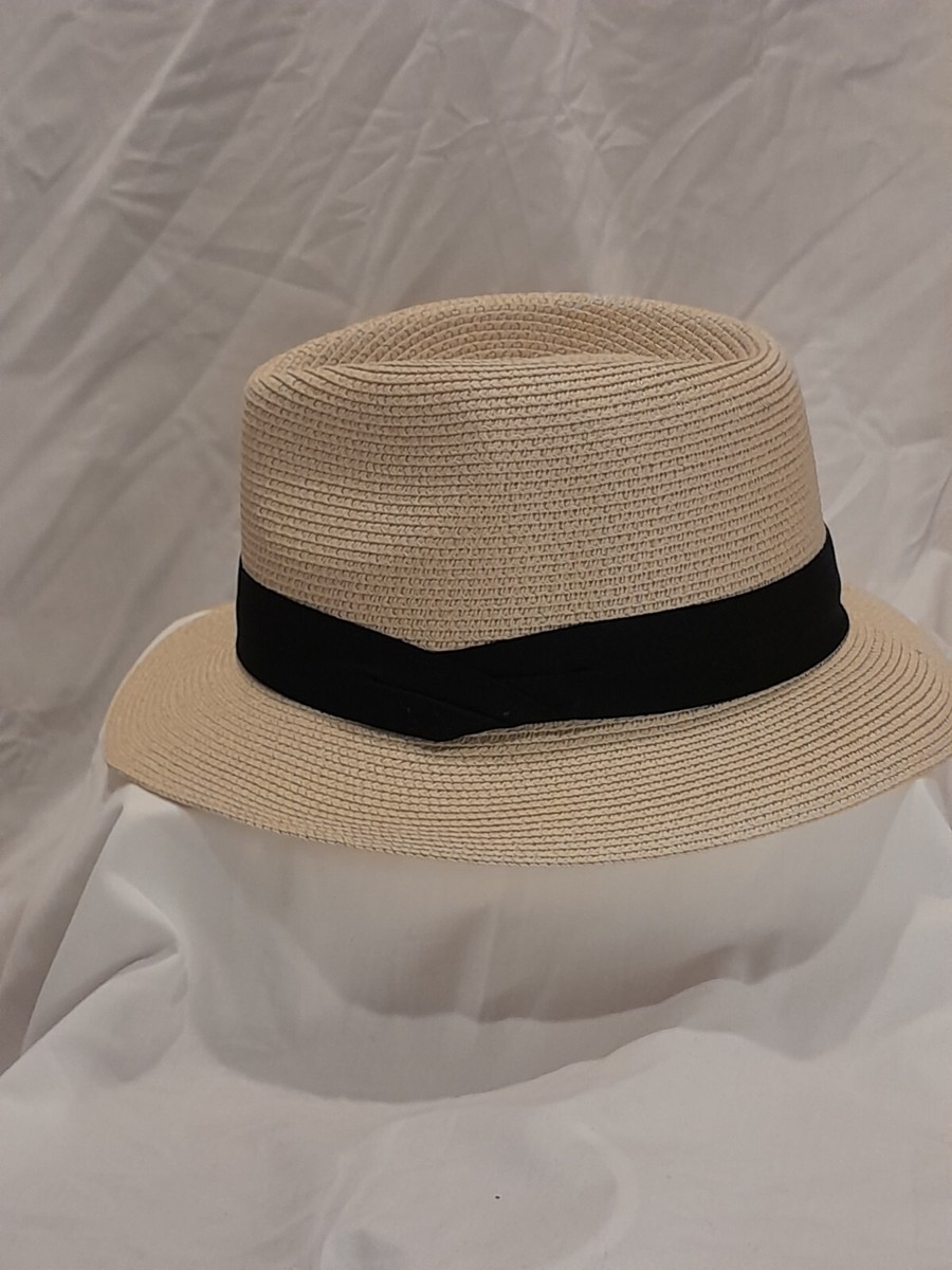 FURTALK Panama Hat Fedora Style Straw Beach Hat UV Sun Hats Women
