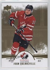 2016 Upper Deck Team Canada Juniors Men's Team Gold John Quenneville #44 0a4