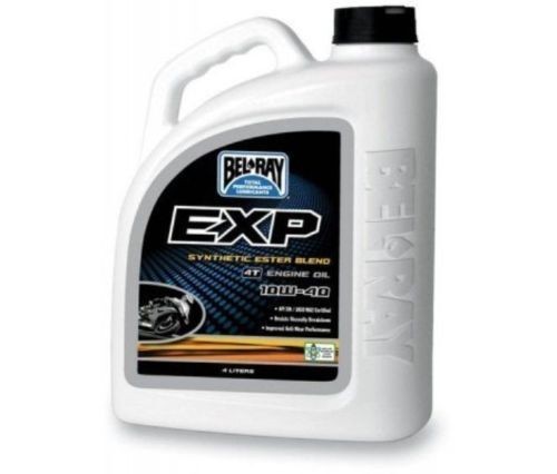 Huile moteur EXP Bel-Ray 10W-40 4T lubrifiant moto ester blend pour vidange quad et roadster 4L