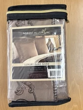 Robert Allen Home Luxury Euro Sham Windsor Bronze 26x26 Pillow Cover New