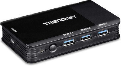 4 Computer 4-Port USB 3.1 Sharing Switch, TK-U404, Flash Drive Sharing, Scanners