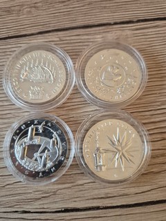 4x 25 Euro Münze Silber Weihnachten Deutschland 2021 2022 2023 2024 AG 999