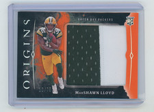 2024 Panini Origins Marshawn Lloyd Rookie Jumbo Patch Orange 10/75