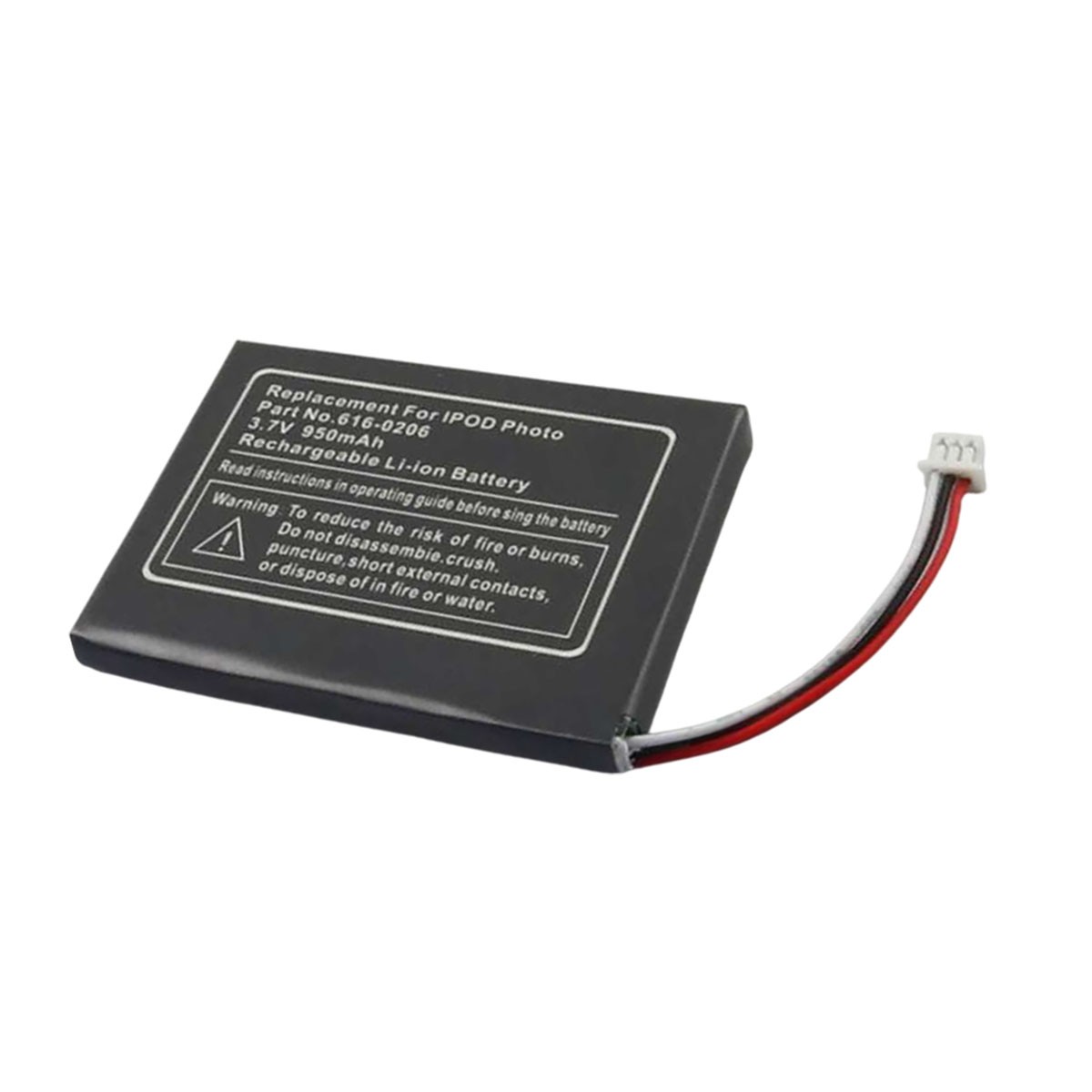 Batterie iPod 4G Photo Avizar 950mAh pour remplacer votre modèle 616 0206