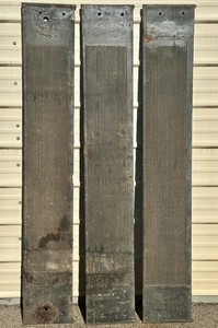 Set of 3 69" Long Cast Iron Stair Treads GA20619