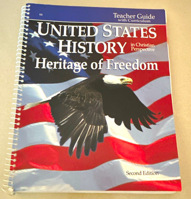 Abeka United States History Heritage of Freedom Teacher Guide 2nd Ed Spiralbound