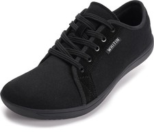 WHITIN Men's Canvas Wide Barefoot Sneakers Casual Style W81V2 | Minimalist De...