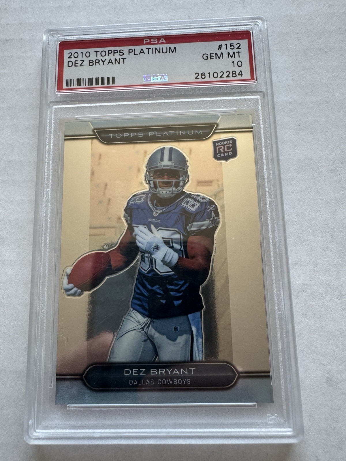 Dez Bryant Topps Platinum #152 Base
