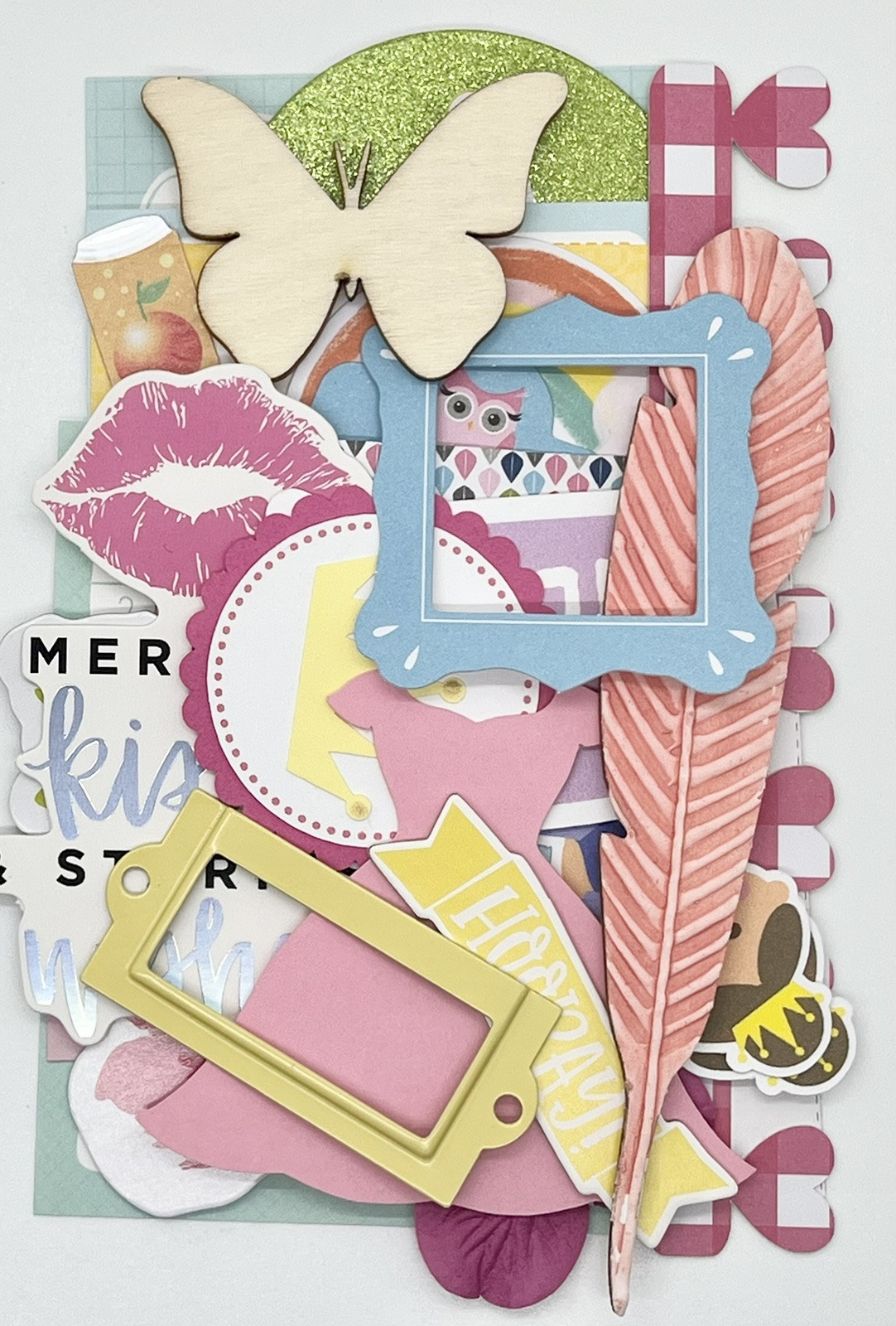 25 + Piece Ephemera Lot Paper Supplies Junk Journal Scrapbooking