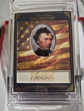 Franklin Pierce Potus A Word From Document Card