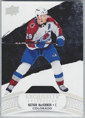 24-25 UD EXQUISITE NATHAN MACKINNON VETERANS /399 #V-NM - 2024 UPPER DECK
