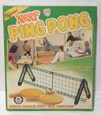 Nerf Ping Pong Parker Brothers Game Set 1982 Table Tennis Ping Pong Instructions