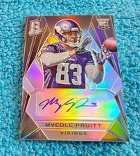 2015 Spectra Rookie Autograph MyCole Pruitt Rookie Holo Signature 29/199 #215