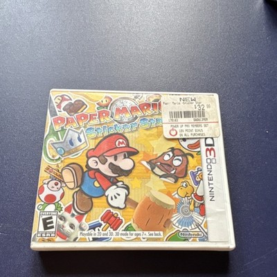 Nintendo Paper Mario Sticker Star Action & Adventure Nintendo 3DS NTSC-U/C 2D 3D