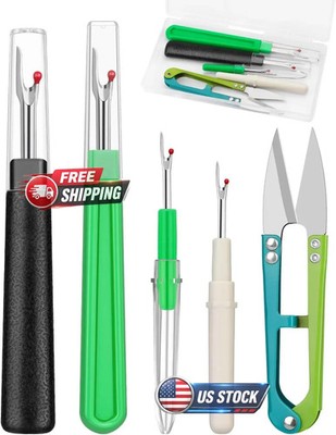 Seam Rippers for Sewing   2 Big and 2 Small Stitch Remover Tools, Thread Ripper,