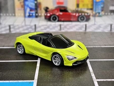 Custom MATCHBOX 2019 McLAREN 720 SPIDER MBX SHOWROOM Real Riders Rubber Tires 