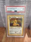 Pokémon TCG Dragonite Fossil Holo Rare Card 4/62 PSA 7