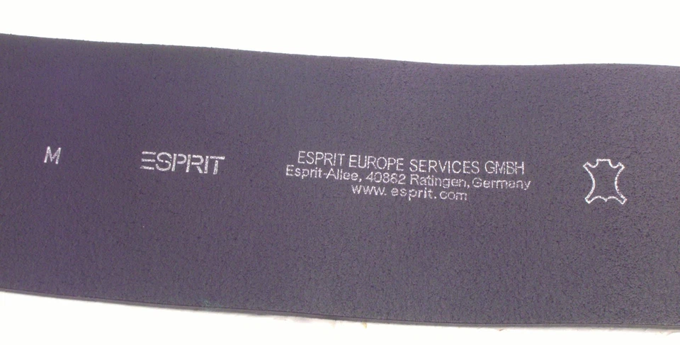 Schwarzer breiter Damen Gürtel, echtes Leder, Gr. M, TW 90, ESPRIT - Bild 3 von 4