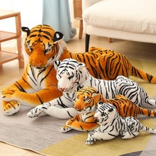 New Curvaso White Tiger Large Cuddly Plush Animal Stuffed Soft Toy Gift 140cm