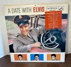 Presley "A Date With Elvis" RCA 1959 1st Press w/ Hyp Sticker LP VG+/M-CoverVG+