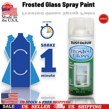 Rust-Oleum 34260 Frosted Glass Spray Paint 11oz Frosted Glass Packaging May Vary