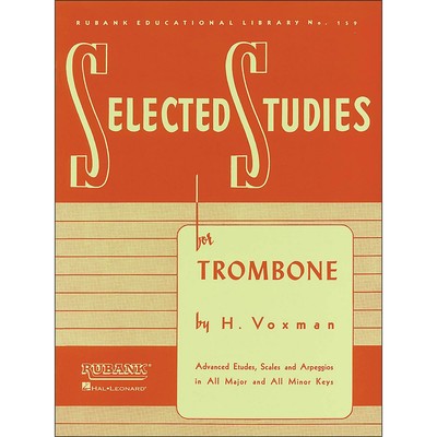 Hal Leonard Rubank Selected Studies for Trombone