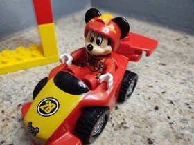 Retired 2017 LEGO Duplo 10843 Mickey Mouse Roadster Racer-100% Complete-Used