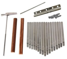 Liyafy Pack of 17 Keys Kalimba DIY 17 Bridge set  Tuning Hammer