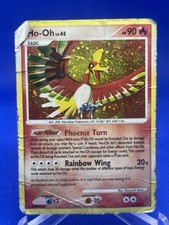 Pokemon Card TCG Ho-Oh 10/132 Secret Wonders Holo Rare Basic English 2007 DMG