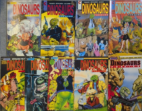 DINOSAURS FOR HIRE # 1-6, 8, 9 Eternity Comics 1988, Mason, Carson, Leonine - 第 1/15 張圖片