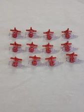 4 Way Stopcock Luer Lock Non-Sterile Lab , Hobby Lot of 12 pcs
