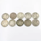 1858 Seated Liberty Half Dollar New Orleans & Philadelphia NR Lot of 10 #C791-5