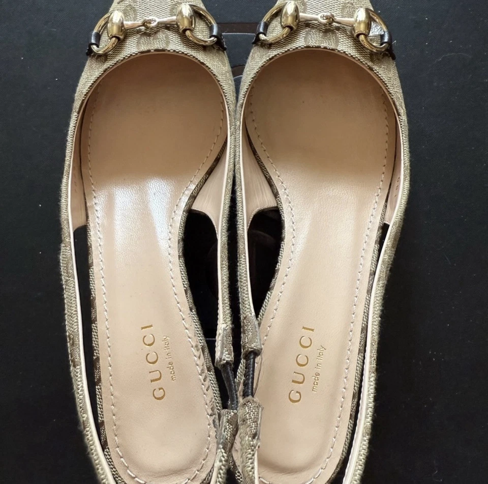 Gucci Horsebit Slingback Pump - Image 3 of 4
