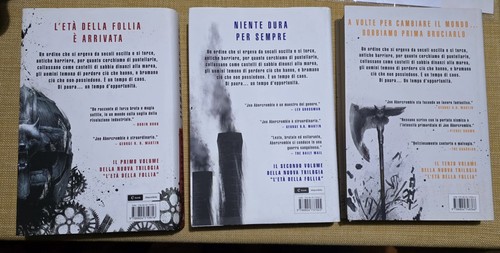 Joe Abercrombie Trilogia Età Della Follia Mondadori -Piccolo Odio, Problema Pace - Foto 3 di 7