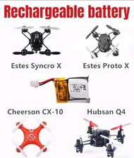 3.7v Lithium Battery For Estes Proto X Ready-to-Fly Nano Electric RC Quadcopter