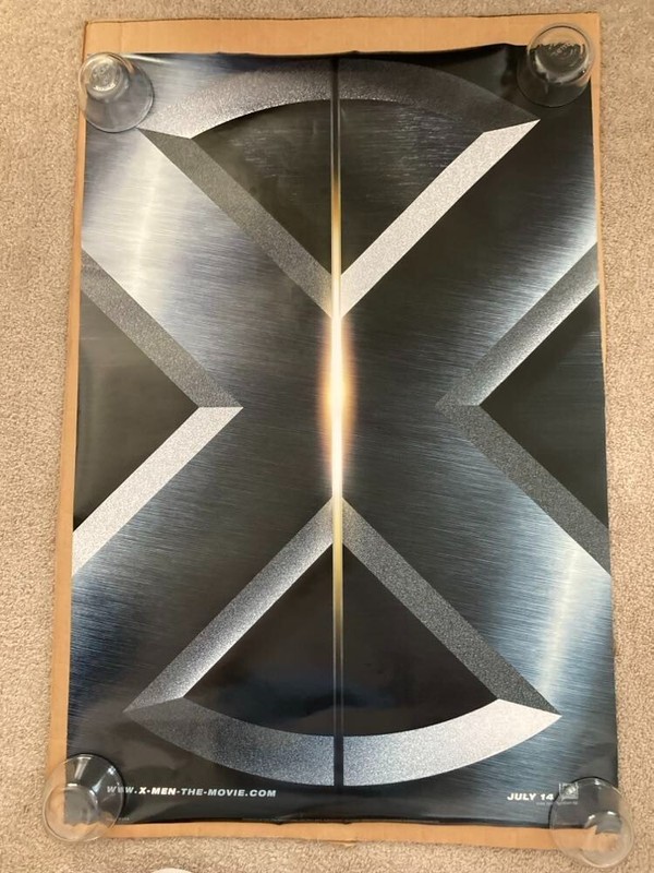 X-Men (2000) Original Theatrical poster (Advance) 27 x 40" D/S Hugh Jackman