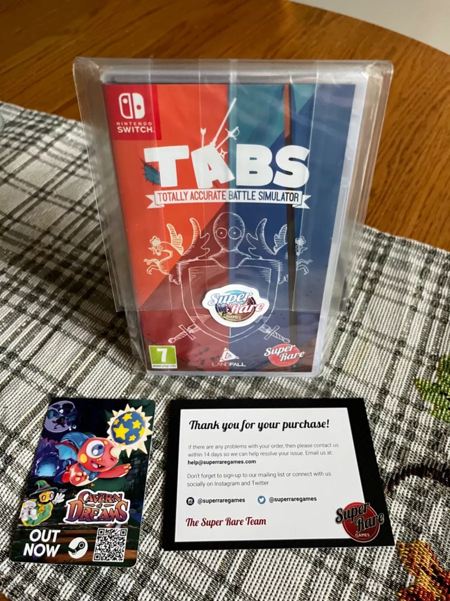 Tabs Totally Accurate Battle Simulator Nintendo Switch Brand New SRG 92