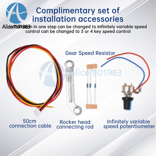 DC9-28V Brushless Motor Floor Electric Fan Floor Fan Wall Fan Motor Replacement - Afbeelding 14 van 43