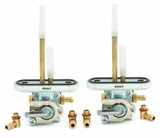 Set of 2 Petcocks Yamaha XS750 XS850 XS1100 - Non-Vacuum - Left and Right