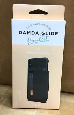 VRS Damda Glide iPhone XS Max Design Wallet Case Deep Sea Blue